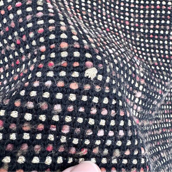 Ted Baker Rylene Metallic Mixed Wool Full Zip Jacket Black Size 4 (U.S. 10/L) - Picture 13 of 13